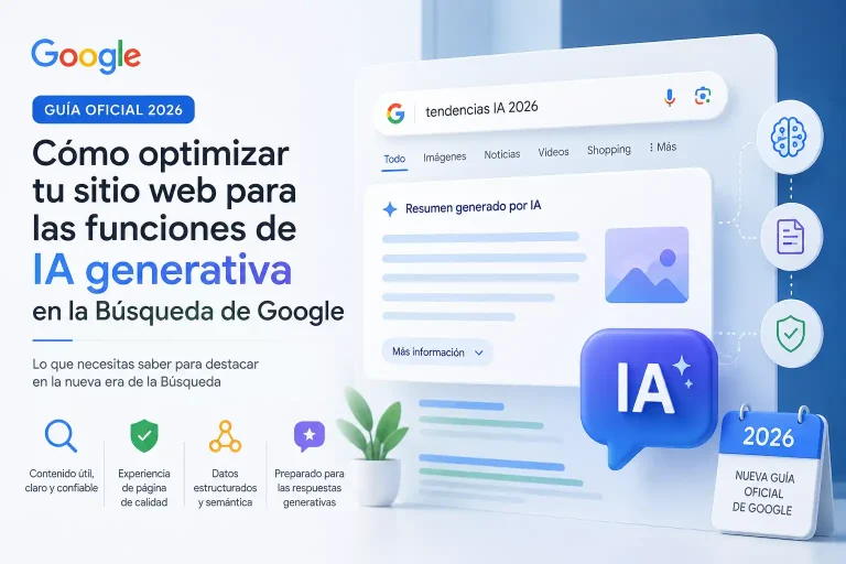 optimización IA generativa Google
